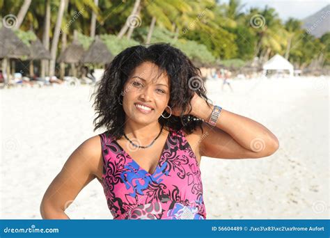 Mauritian Woman Stock Image Image Of Tourism Tourist 56604489