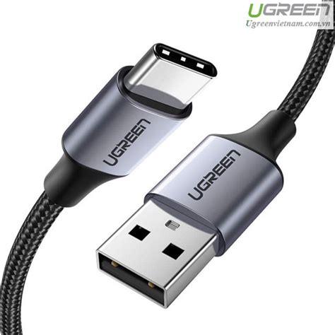 Cáp Sạc Nhanh Usb Type C Dài 25cm Ugreen 60124 Chính Hãng