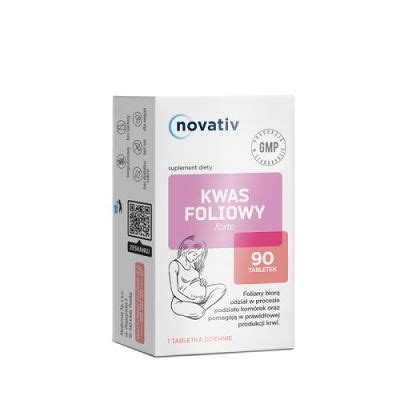 NOVATIV KWAS FOLIOWY FORTE 90 Tabletek Cena Opinie Wskazania