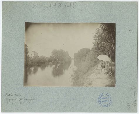 Poissy Vue Sur La Seine 14 Juin 1887 Carte Postale Ancienne Et