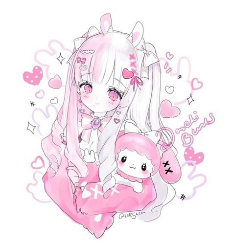 ૮ ˶ᵔ ᵕ ᵔ˶ ა Follow Me Cute Anime Cat Concept Art Characters Sanrio