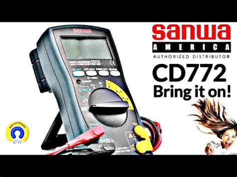 SANWA CD772 TRMS Digital Multimeter Review Teardown YouTube