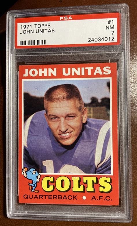 Auction Prices Realized Football Cards Topps John Unitas