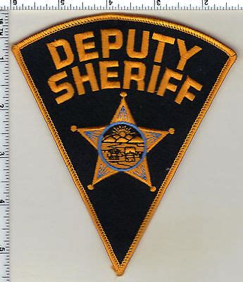 Wayne County Deputy Sheriff (Ohio) Uniform Take-Off Shoulder Patch from ...