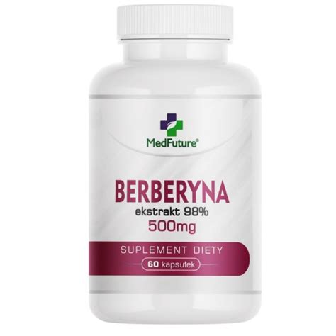 BERBERYNA HCL berberys ekstrakt 98 odchudzanie obniża cukier 500 mg