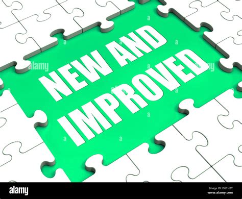 improved puzzle showing improved  upgraded stock photo alamy