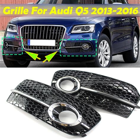 Paar Auto Sto Stange Nebel Licht Abdeckung Honeycomb Grille Grill