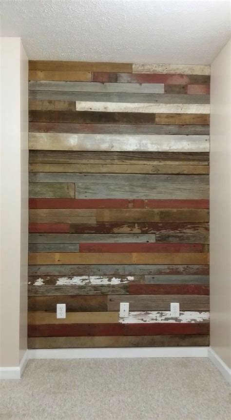 Barn Wood Accent Wall From Michigan Barn Wood And Salvage Wood Accent