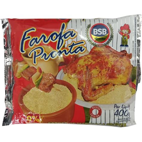 Farofa De Mandioca Pronta Bsb 400g Big Box 402 403 Norte