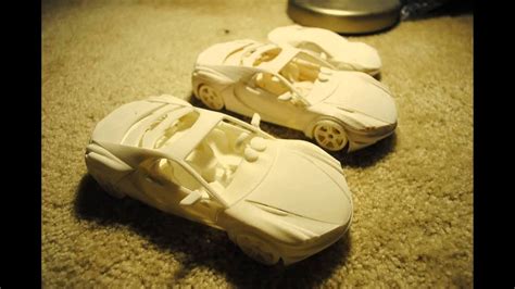 3D printable car with movable doors, hoods, steering wheel and wheels ...