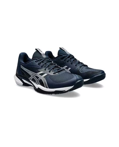 Asics Asics Mens Solution Speed Ff 3 Tennis Shoes French Bluepure