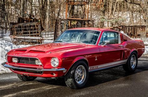 Red 1968 Mustang Fastback