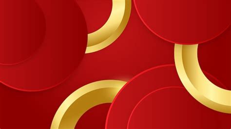 Premium Vector Abstract Red And Gold Background