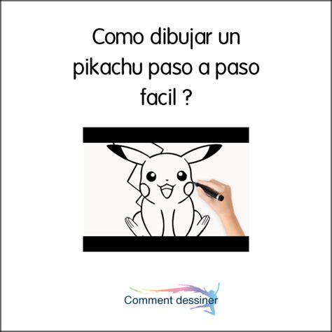 Como Dibujar Un Pikachu Paso A Paso Facil Como Dibujar