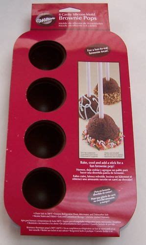 Wilton Brownie Pops Silicone Mold 8