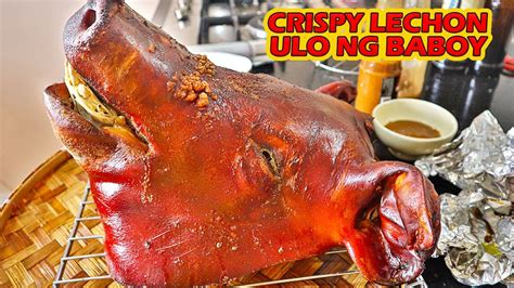 How To Cook Crispy Lechon Ulo Ng Baboy Pamaskong Handaan Ulo Ng Baboy