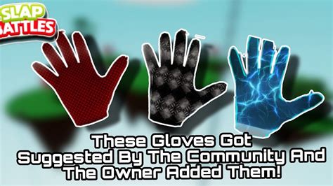 Fan Made Gloves That Became Canon On Slap Battles Roblox Youtube