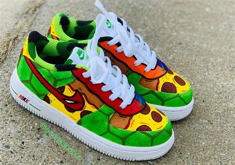 Teenage Mutant Ninja Turtles Custom Af Etsy Ninja Turtles Shoes