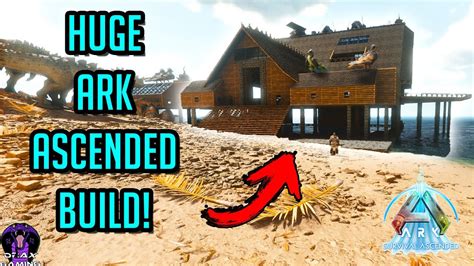 Epic Ocean View Main Base Build Water Tame Pen Perfect For Pve Ark Survival Ascended Asa