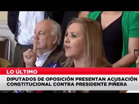 Lo Último Diputados De Oposición Presentan Acusación Constitucional