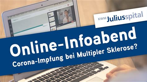 Online Infoabend Impfung Gegen Covid Bei Multipler Sklerose Youtube