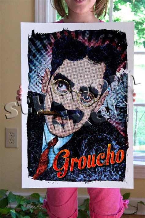 Groucho Marx Pop Art Archival Giclee Art Print Etsy