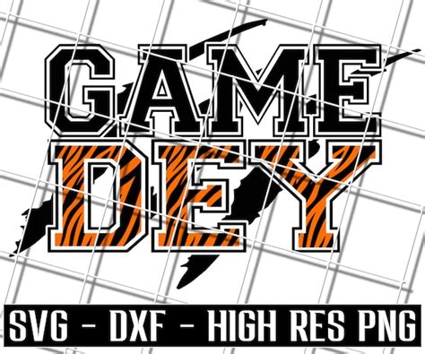 Game DEY Svg Bengals SVG Who Dey Svg Game Day Svg Tiger | Etsy