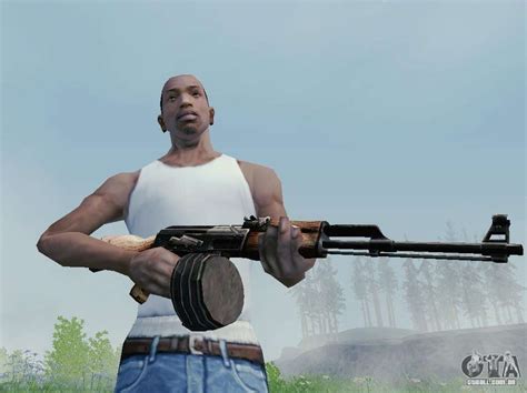 Kalashnikov Metralhadora Leve Para Gta San Andreas