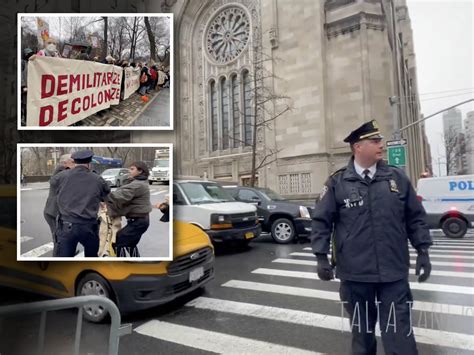 Protesters Clash with Cops, Attendees During Henry Kissinger Memorial