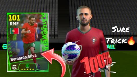 Trick To Get POTW Bernardo Silva In EFootball 2024 Mobile 101 Rated