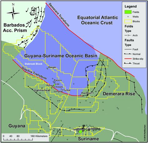 Tectonic Setting Of The Guyana Suriname Oceanic Basin Part Of The