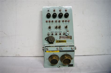 6810103 Submarine Control Room Switchgear Panel H 30cm X 16 X 8