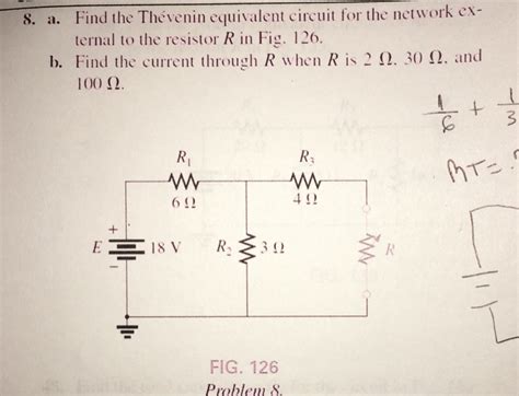 Solved Find The Thevenin Equivalent Circuit For The Network