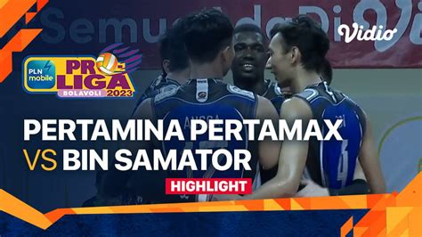 Highlights Jakarta Pertamina Pertamax Vs Surabaya Bin Samator Pln