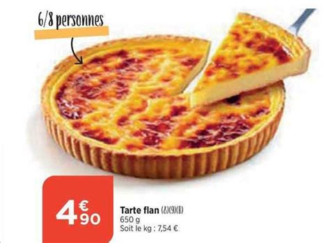 Promo Tarte Flan Chez Bi Icatalogue Fr