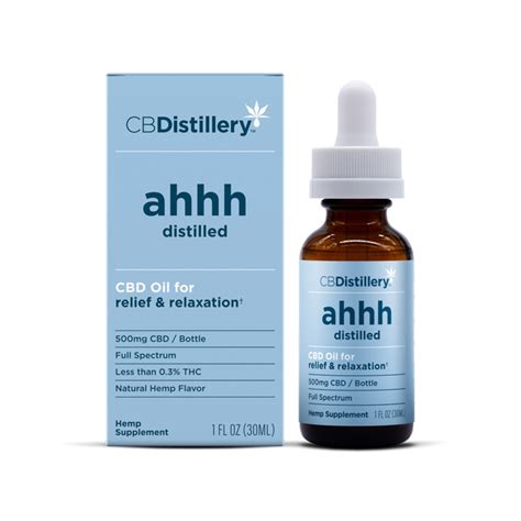 Cbdistillery 500mg Cbd Oil Full Spectrum 1oz Cbdmarket