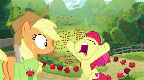 Safe Screencap Apple Bloom Applejack Pony Going To Seed