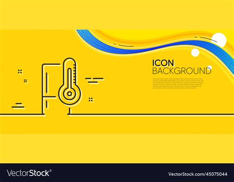 Single Chamber Refrigerator Line Icon Fridge Sign Vector Image