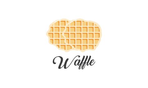 Waffle Dessert Sweet Food Bakery Logo 13536554 Vector Art At Vecteezy