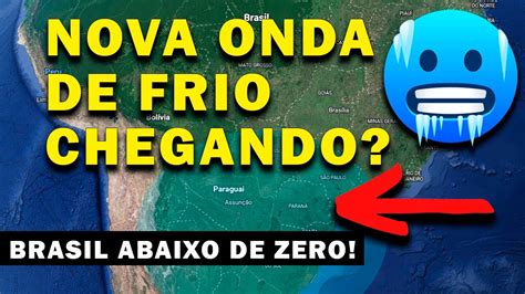 Nova Onda De Frio Chegando Vai Derrubar As Temperaturas No Brasil Sc