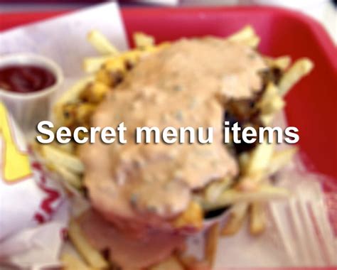 Secret Menu Items At Fast Food Restaurants