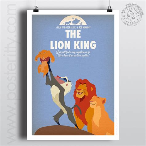 Lion King Poster Minimalist