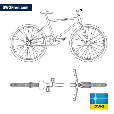 Bicycle D Dwg Free Drawing In Autocad Blocks D