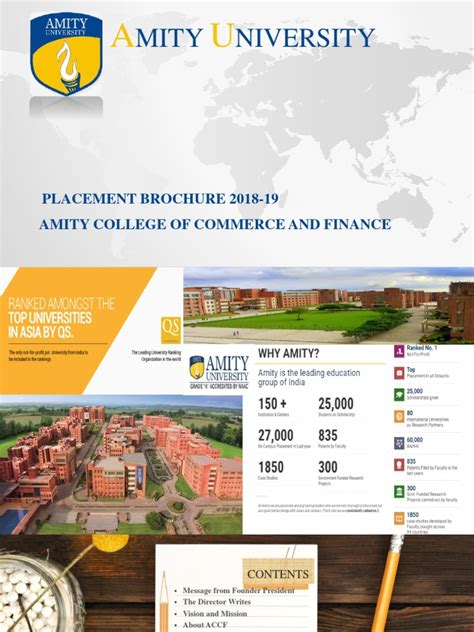 Amity Placement Brochure Pdf International Student Investment