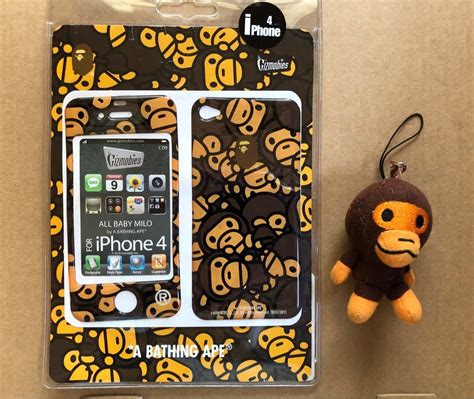 A BATHING APE iPod iPhone 着せ替えプロテクター マイロぬいぐるみ iPhoneiPadカバー付属PayPayフリマ