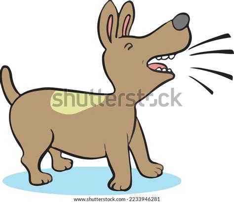 Illustration Angry Dog Barking Stock Vector (Royalty Free) 2233946281 ...