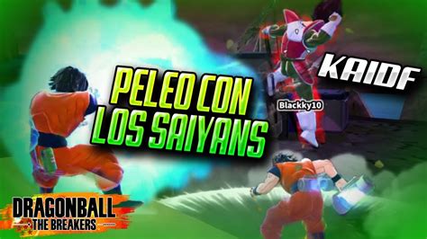 Una Pelea Entre Saiyans Dragon Ball The Breakers Gameplay Youtube