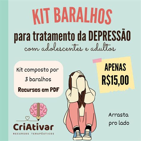 Kit Baralhos Da Depress O Para Adolescentes E Adultos Em Pdf