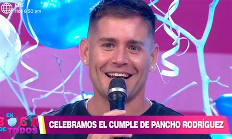 Pancho Rodríguez recibió emotiva sorpresa de cumpleaños