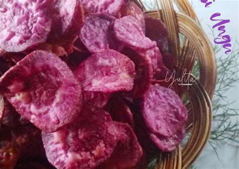 Resep Keripik Manis Ubi Ungu oleh Yulita Latip - Cookpad